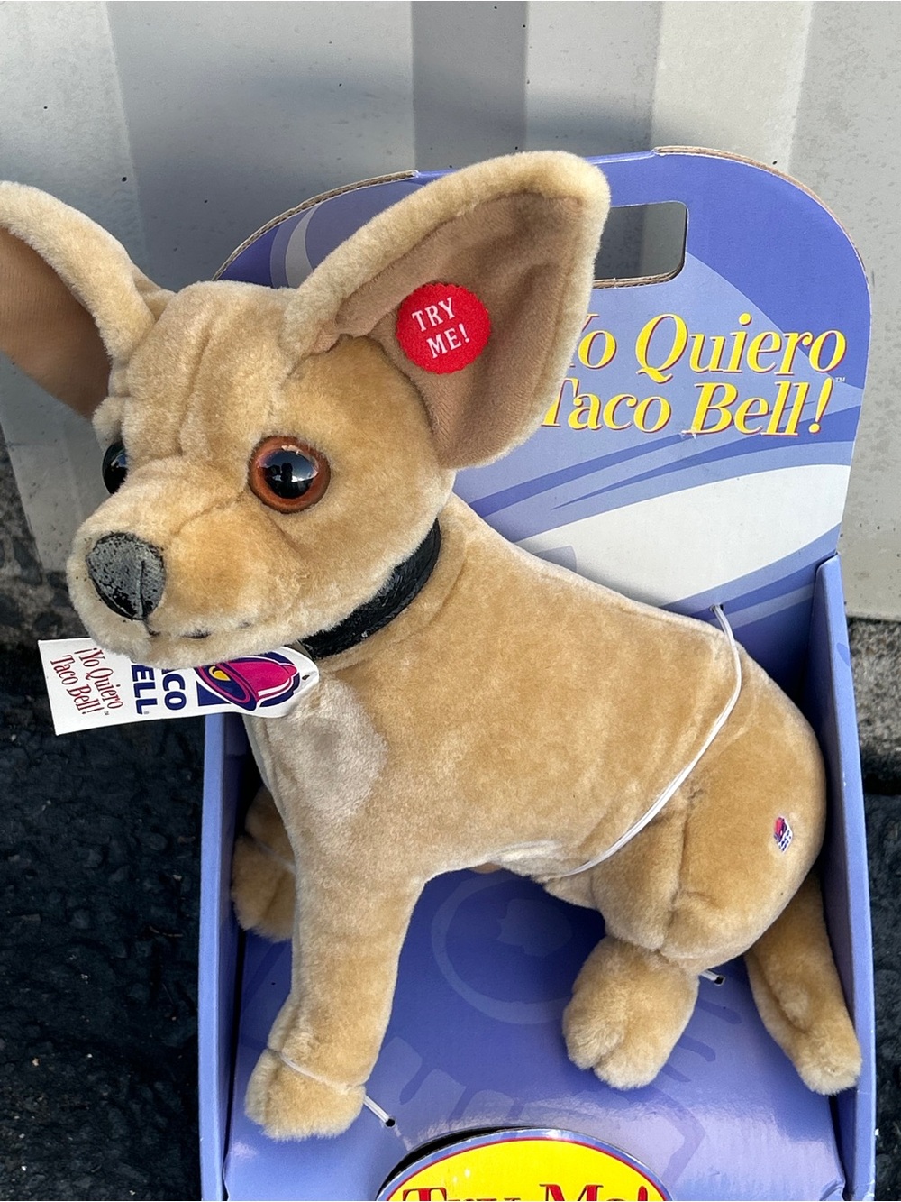 Taco Bell Plush Chihuahua Toy - Tan